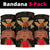 Warrior Kanaka Map Polynesian Bandana 3-Pack - Gold - AH - Polynesian Pride