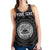 American Samoa Personalised Women's Racerback Tank - Seal In Polynesian Tattoo Style ( Black) - Polynesian Pride