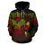 Fiji Polynesian Hoodie Turtle Hibiscus Reggae - Polynesian Pride