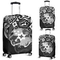 Tonga Polynesian Luggage Covers - Tongan Pride (White) - Polynesian Pride