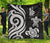 New Caledonia Premium Quilt - White Tentacle Turtle - Polynesian Pride