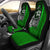 Chuuk Micronesian Car Seat Covers Green - Turtle With Hook Universal Fit Green - Polynesian Pride