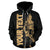 Chuuk Custom Zip up Hoodie Micronesia Chuukese Warrior Gold - Polynesian Pride