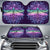 Maori Mandala Dragonfly Auto Sun Shades Auto Sun Shade Universal Fit Purple - Polynesian Pride