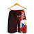 Philippines Polynesian Men's Shorts - Coat Of Arm With Hibiscus - Polynesian Pride