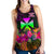 Wallis and Futuna Women's Racerback Tank - Summer Hibiscus - Polynesian Pride