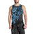 Fiji Polynesian Men's Tank Top - Blue Turtle - Polynesian Pride