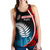 Aotearoa Rugby Black Maori Women Racerback Tank Kiwi and Silver Fern New Zealand Black - Polynesian Pride