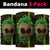 Warrior Kakau Polynesian Bandana 3-Pack - Yellow - AH - Polynesian Pride