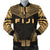 Fiji Polynesian Chief Men's Bomber Jacket - Gold Version Gold - Polynesian Pride