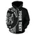 Niue Polynesian Custom Hoodie Line Black - Polynesian Pride