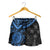 Kosrae Polynesian Shorts (Women) - Blue Turtle - Polynesian Pride