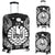 French Polynesia Polynesian Luggage Covers Map Black Black - Polynesian Pride