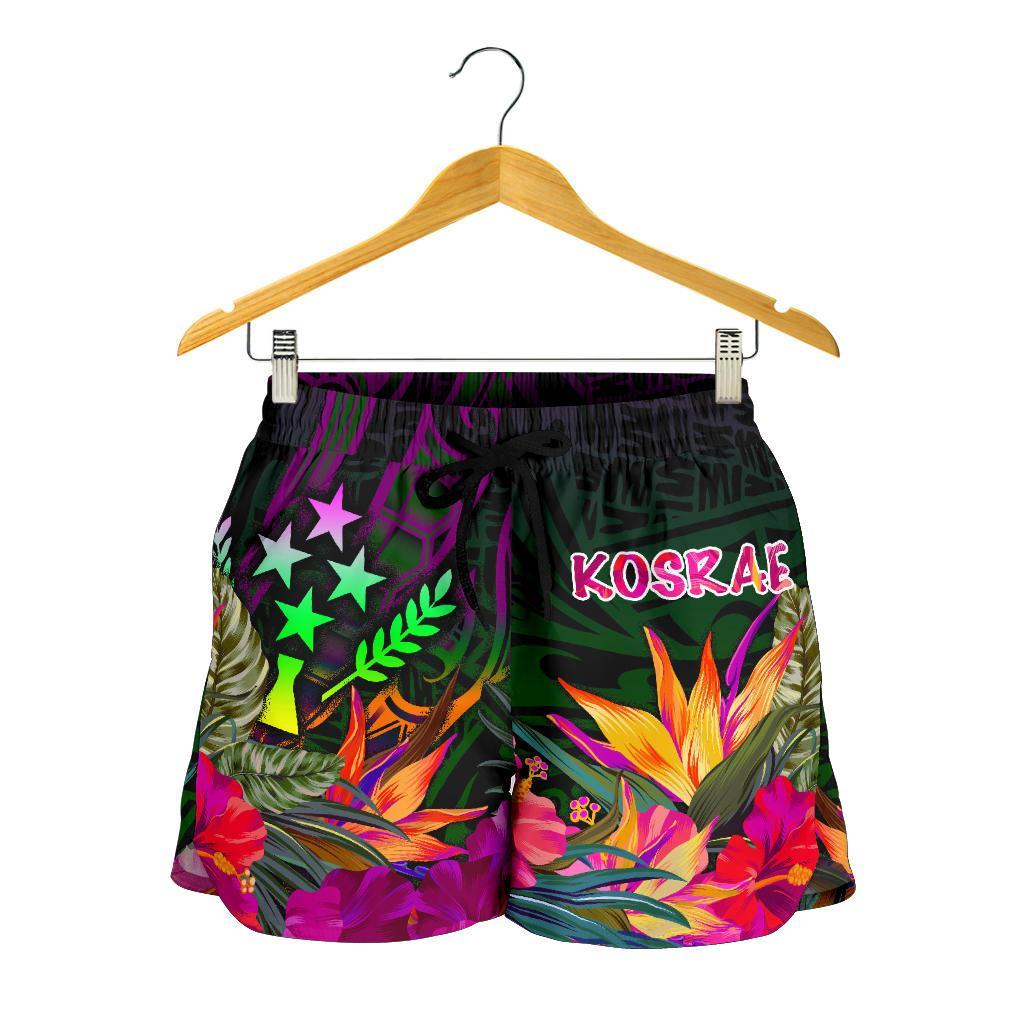 Kosrae Women's Shorts - Summer Hibiscus - Polynesian Pride
