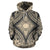 Hawaii Hoodie Polynesian Plumeria Mix Gray Pullover Unisex Art - Polynesian Pride