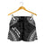 Cook Islands Women's Shorts - Polynesian Chief Black Version Women Black - Polynesian Pride