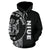 Niue Polynesian Hoodie Line Black - Polynesian Pride