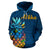 Hawaii Aloha Pineapple All Over Hoodie - Polynesian Pride