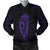 Hawaii Kakau Makau Fish Hook Kanaka Map Men's Bomber Jacket Polynesian - Purple Purple - Polynesian Pride