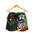 Chuuk Micronesia Women's Shorts Reggae - Turtle With Hook - Polynesian Pride