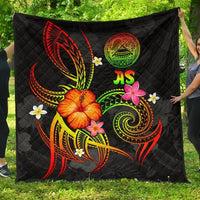 American Samoa Polynesian Premium Quilt - Legend of American Samoa (Reggae) - Polynesian Pride