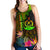 Vanuatu Polynesian Personalised Women's Racerback Tank - Hibiscus and Banana Leaves - Polynesian Pride