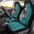 Samoa Polynesian Car Seat Covers Turquoise - Turtle With Hook - Polynesian Pride