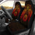 American Samoa Car Seat Covers - American Samoa Seal Red Turtle Manta Ray Universal Fit RED - Polynesian Pride