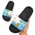 Tuvalu Rugby Slide Sandals Special Blue - Polynesian Pride