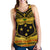 American Samoa Women's Racerback Tank - Samoa Coat Of Arm, Polynesian Tattoo Golden - Polynesian Pride