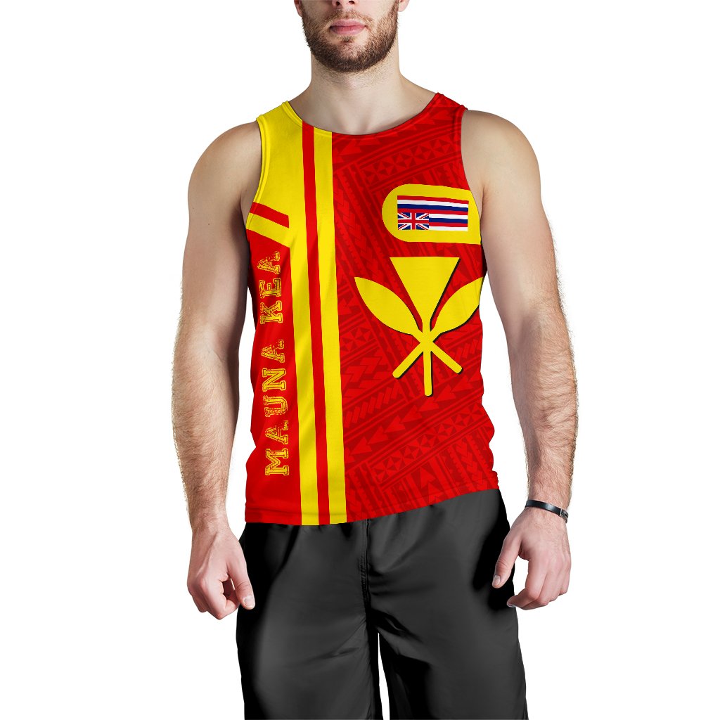 Kanaka Polynesian Mauna Kea Men's Tank Top - Morale Style - Polynesian Pride