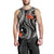 Chuuk Micronesian Men Tank Top - Black Plumeria - Polynesian Pride