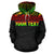 Tahiti Polynesian ll Over Custom Hoodie Reggae Horizontal - Polynesian Pride