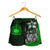 Samoa Polynesian Women's Shorts Green - Turtle With Hook - Polynesian Pride