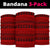 Polynesian Tattoo Tribal Red Bandana 3 - Pack - Polynesian Pride