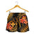 Polynesian Hawaii Women Shorts - Gold Plumeria - Polynesian Pride