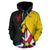 Niue Zip up Hoodie Niue Uga Flag Grunge Special A02 - Polynesian Pride