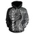 Tahiti Polynesian Custom Hoodie Coconut Black - Polynesian Pride