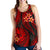 Tahiti Polynesian Women Racerback Tank - Red Plumeria - Polynesian Pride