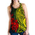 Hawaii Women's Racerback Tank - Polynesian Patterns With Hibiscus Flowers - Polynesian Pride