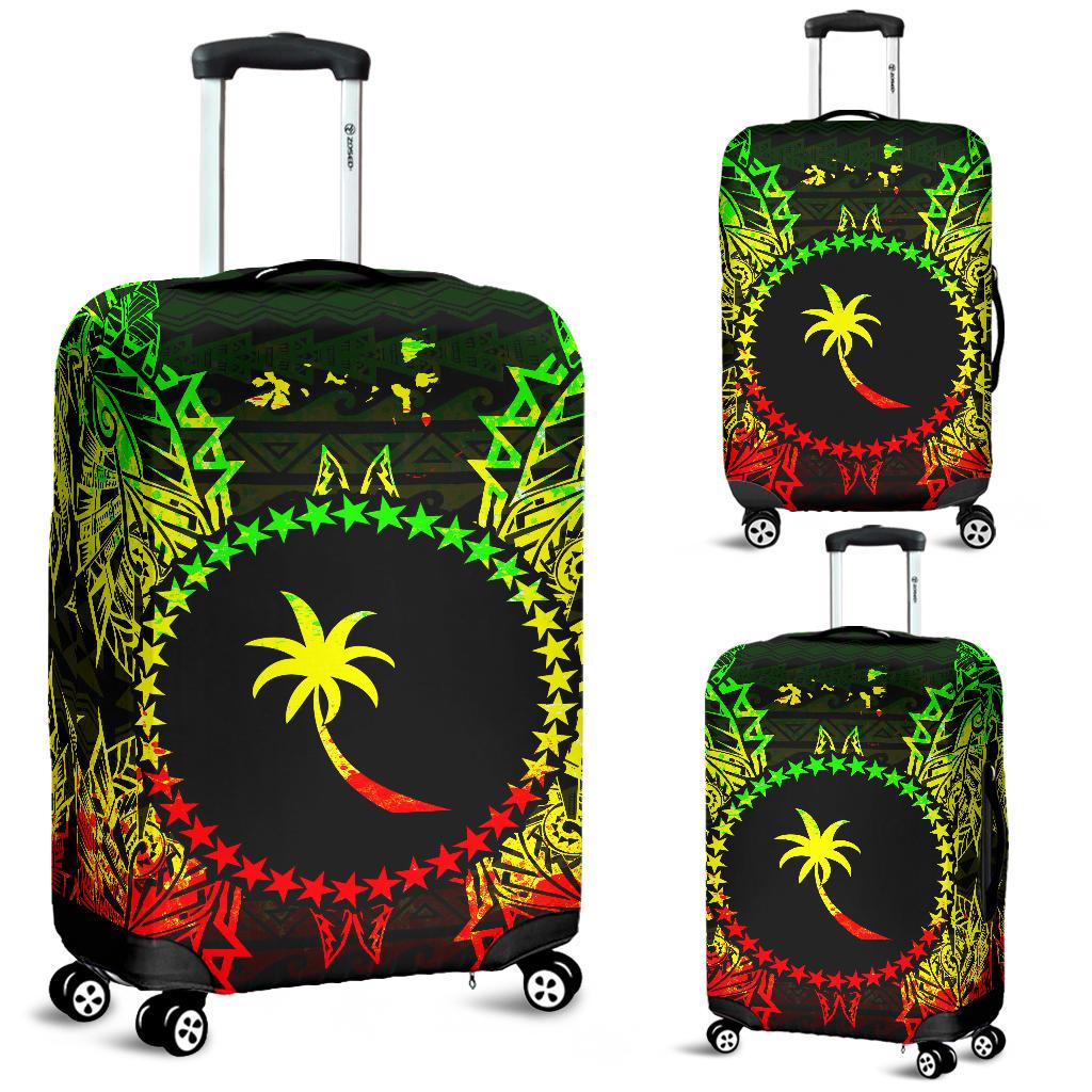 Chuuk Polynesian Luggage Covers Map Reggae Reggae - Polynesian Pride