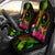 Chuuk Polynesian Personalised Car Seat Covers - Hibiscus and Banana Leaves Universal Fit Reggae - Polynesian Pride