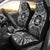 Samoa Car Seat Cover - Samoa Coat Of Arms Polynesian White Black Universal Fit Black - Polynesian Pride