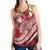 YAP Polynesian Women's Racerback Tank - Summer Plumeria (Red) - Polynesian Pride