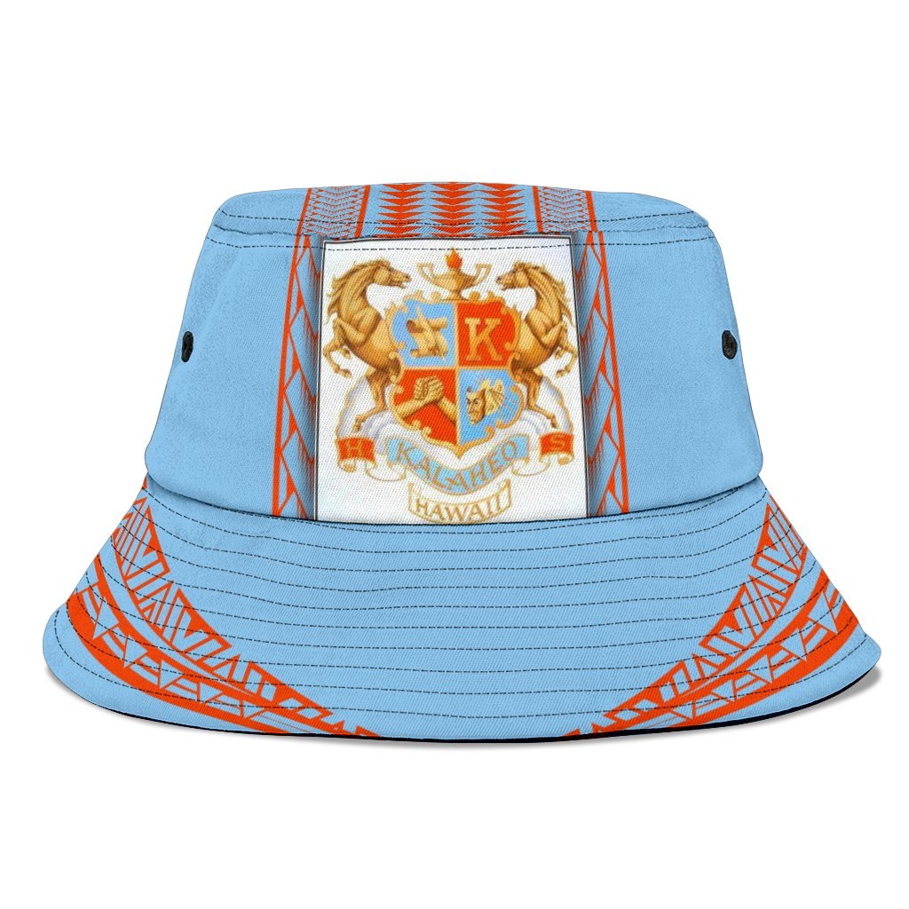 Hawaii - Kalaheo High Bucket Hat - AH Unisex Universal Fit Blue - Polynesian Pride