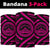 Hawaiian Mauna Kea Pink Bandana 3 - Pack - Polynesian Pride