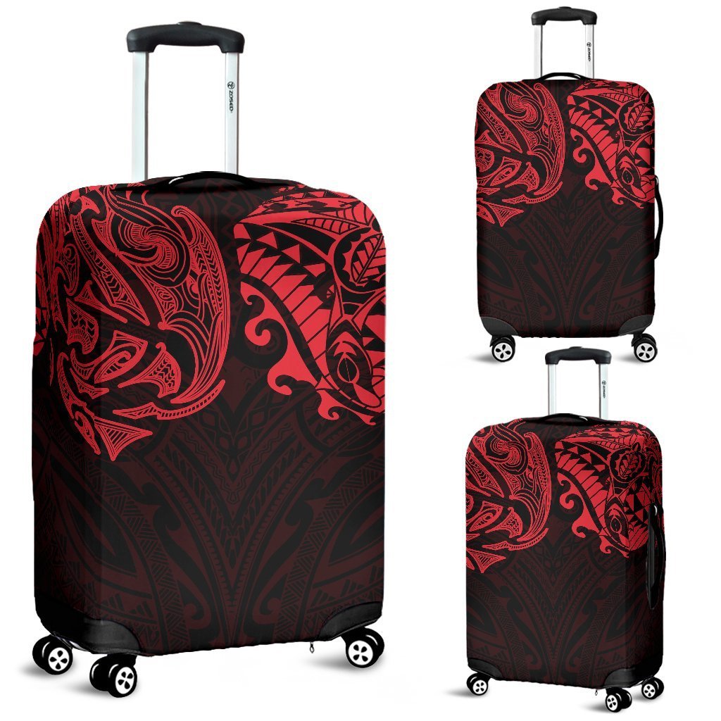 New Zealand Luggage Covers, Maori Polynesian Tattoo Red Red - Polynesian Pride