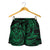 Polynesian Hawaii Women's Short - Green Turtle Tribal - Polynesian Pride