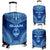 Guam Flag Polynesian Chief Luggage Cover Blue - Polynesian Pride