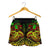 Chuuk Women's Shorts - Reggae Shark Polynesian Tattoo - Polynesian Pride